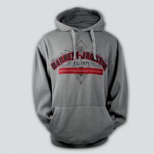 Pinstripe Hooded Sweatshirt